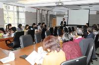 Prof. Cai Jinfa and audience
